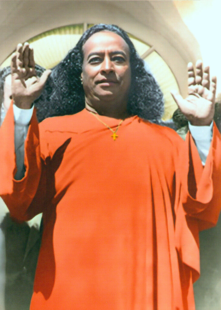 Fotografia "Yogananda blessing" - colori brillanti - 12x16cm