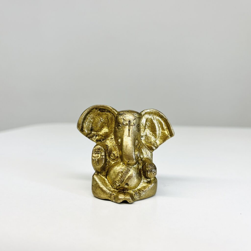 Statuina Ganesha in ottone