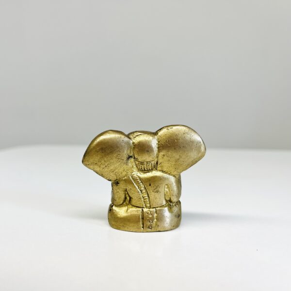 Statuina Ganesha in ottone - immagine 2