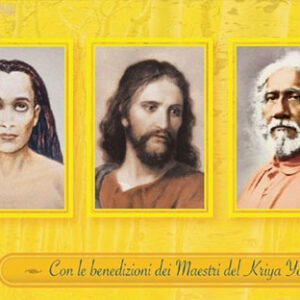 Altare da viaggio dei Maestri del Kriya Yoga - giallo