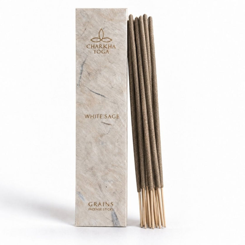 White_Sage_-_Charkha_Yoga-_9_inc-10_sticks
