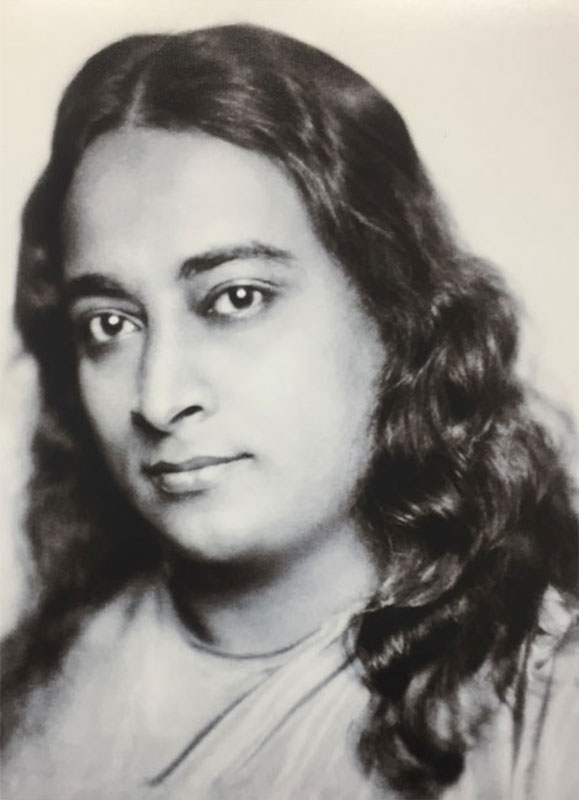 Fotografia Yogananda "Autobiografia di uno Yogi" - bianco e nero - 20,5x30,5cm