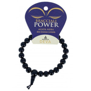 Bracciale Power - Agata Nera