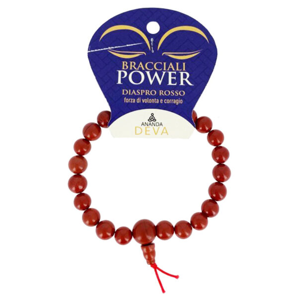 Bracciale Power - Diaspro rosso