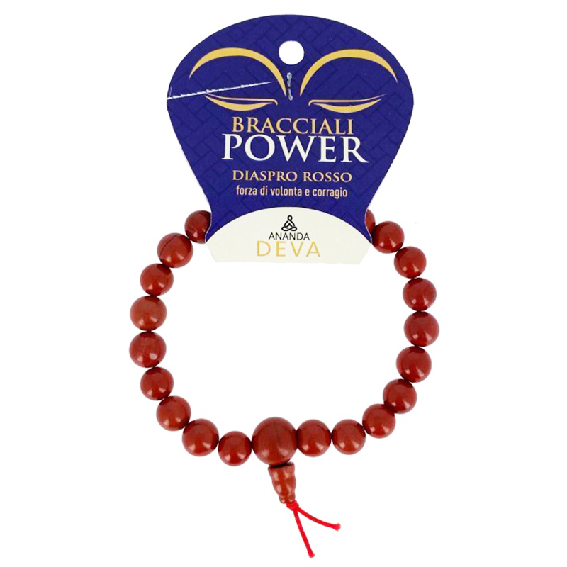Bracciale Power - Diaspro rosso