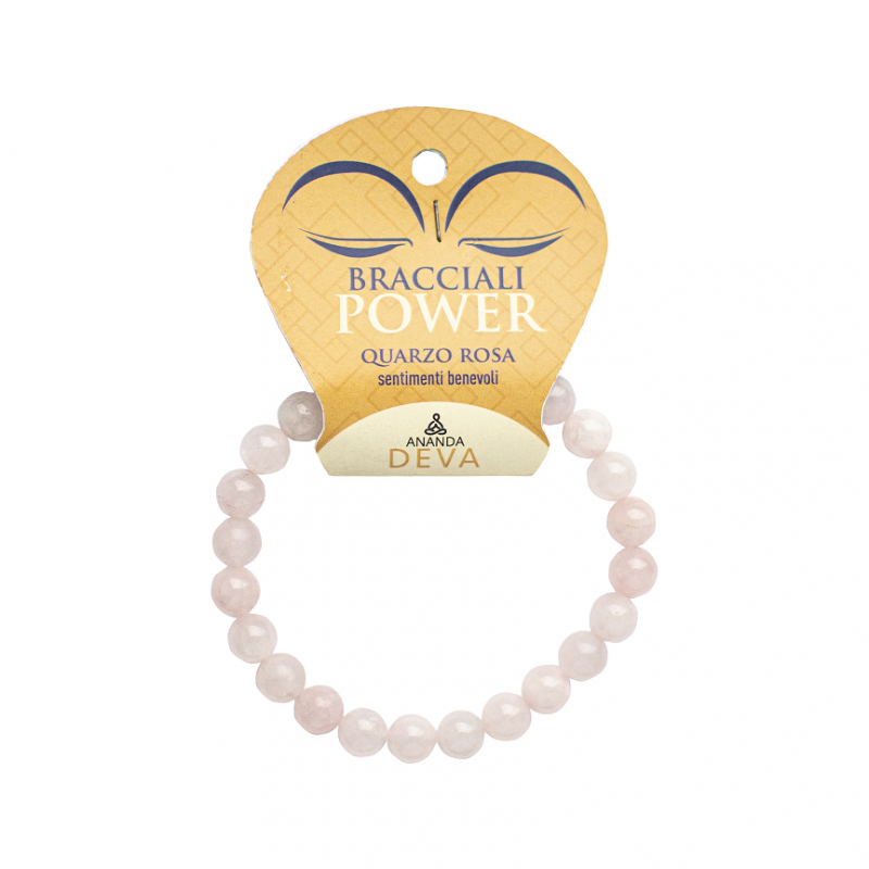 Bracciale Power - Quarzo rosa