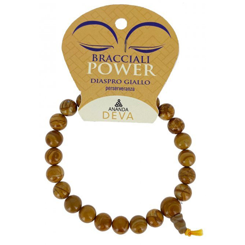 Bracciale Power - Diaspro giallo