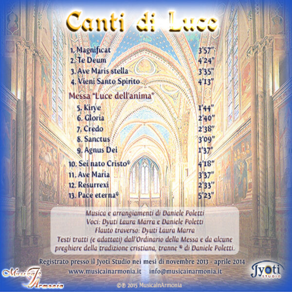 Canti di Luce - CD - immagine 2