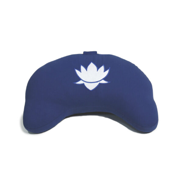 Cuscino da meditazione mezzaluna grande in Kapok - vari colori