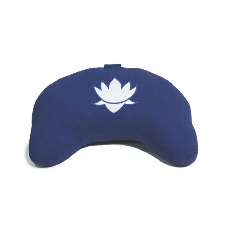 Cuscino da meditazione mezzaluna grande in Kapok - vari colori