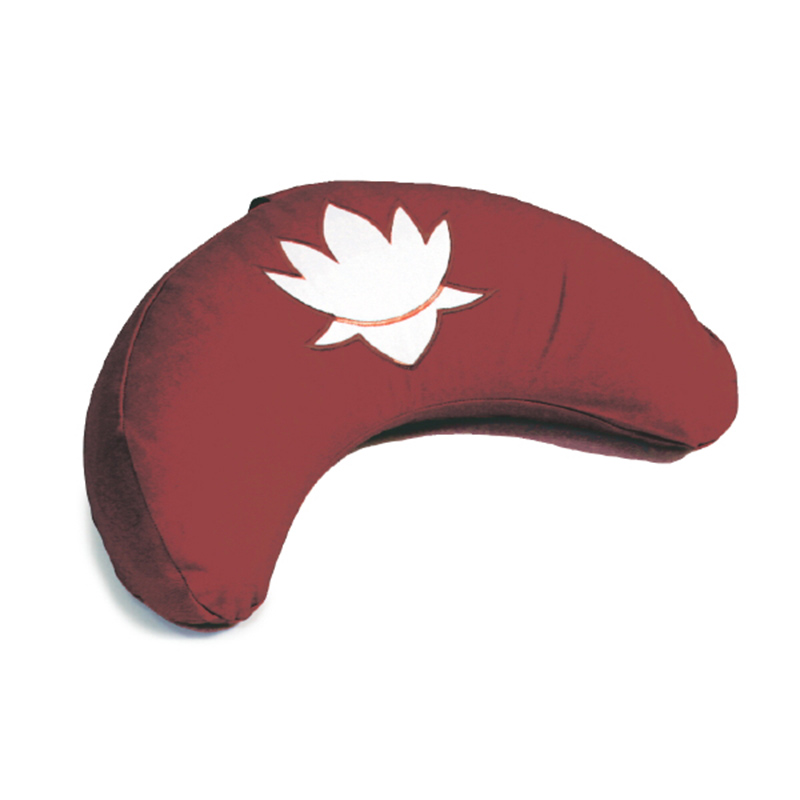 Cuscino da meditazione Mezzaluna piccola in pula - vari colori
