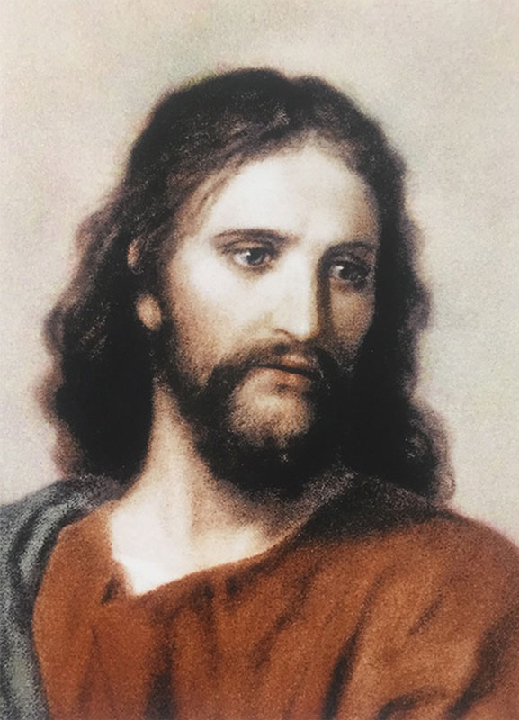 Fotografia "Gesù Cristo" - a colori - 12x16cm