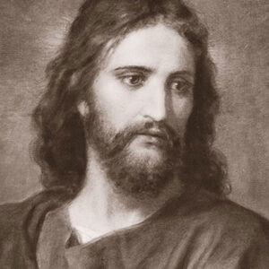 Fotografia "Gesù Cristo" - seppia - 10x15cm
