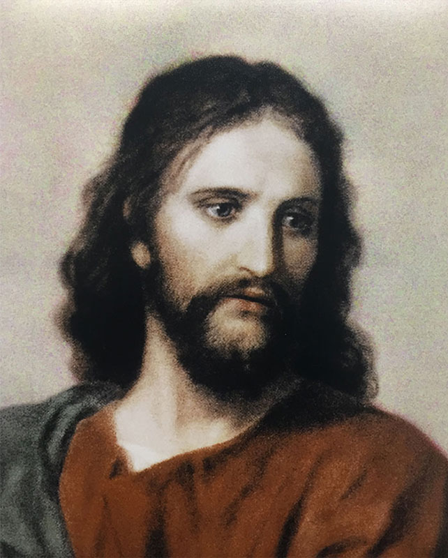 Fotografia "Gesù Cristo" - a colori – 20x24,6cm