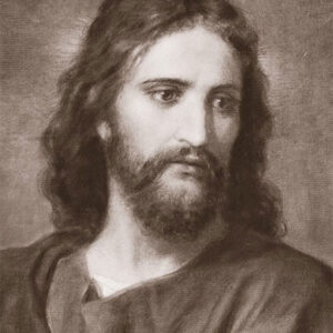 Fotografia "Gesù Cristo" - seppia - 12x17,5cm
