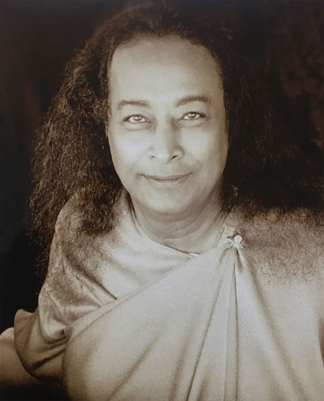 Fotografia “Conversazioni con Yogananda” - seppia - 20x25cm
