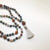 Foresta Yogica - Kriya Mala con Agata Indiana, semi di Rudraksha e cristalli - immagine 2