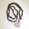 Foresta Yogica - Kriya Mala con Agata Indiana, semi di Rudraksha e cristalli - immagine 3