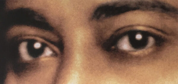 Fotografia "Occhi di Paramhansa Yogananda" - seppia