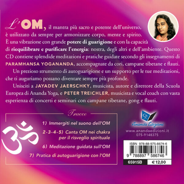 OM Meditazioni e pratiche con l'OM secondo Yogananda - CD - immagine 2