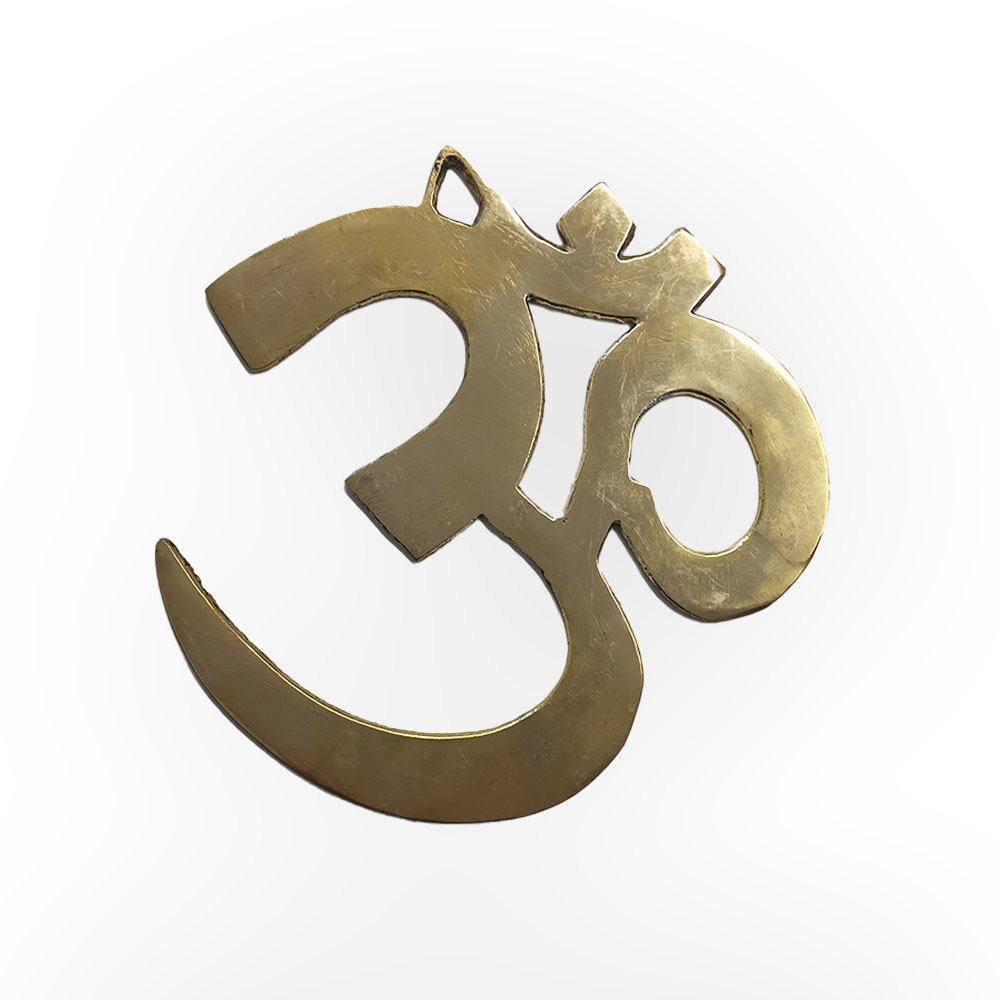 OM in ottone da appendere