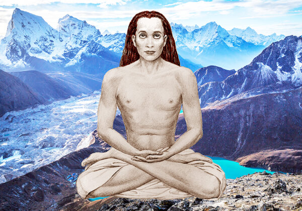 Poster di Babaji "Himalaya" - a colori