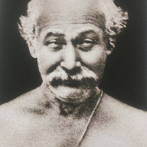 Fotografia “Ritratto di Lahiri Mahasaya” – bianco e nero - 12x17.5cm