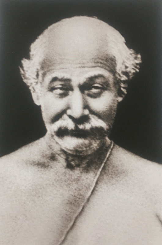 Fotografia “Ritratto di Lahiri Mahasaya” – bianco e nero - 12x17.5cm
