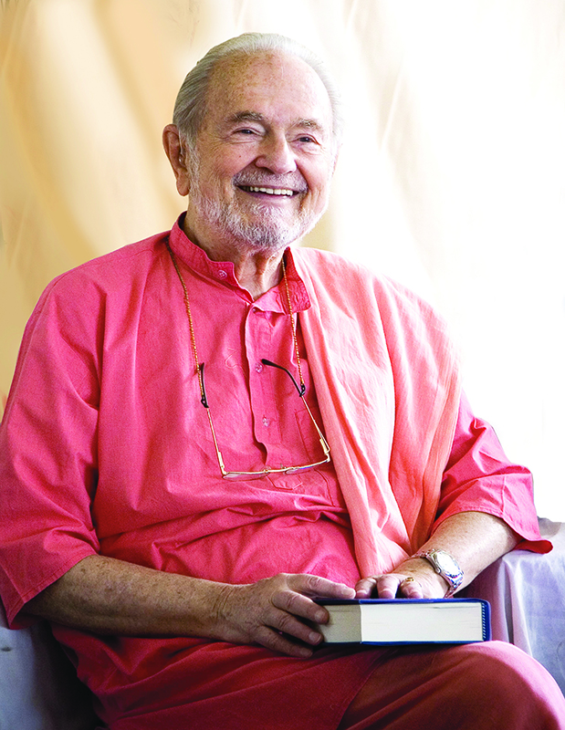 Ritratto su tela Swami Kriyananda"Bhagavad Gita" - a colori