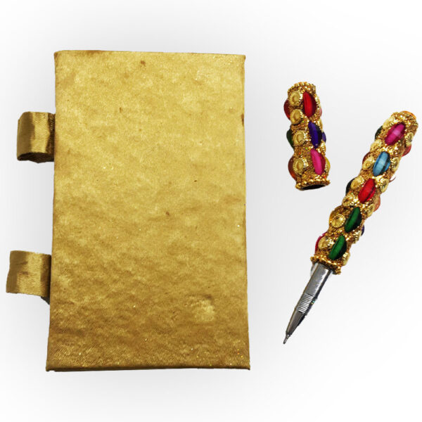 Taccuino indiano con penna - immagine 3
